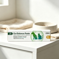 Complément alimentaire en pâte probiotique pour chiens et chats, riche en protéines, pour la santé digestive, la peau et le pelage, OEM 60 ml