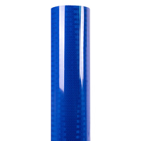 Lámina Reflectante Microprismática Azul Tipo II 3HAO 3H2000 GB/T 18833-2012 para Carreteras