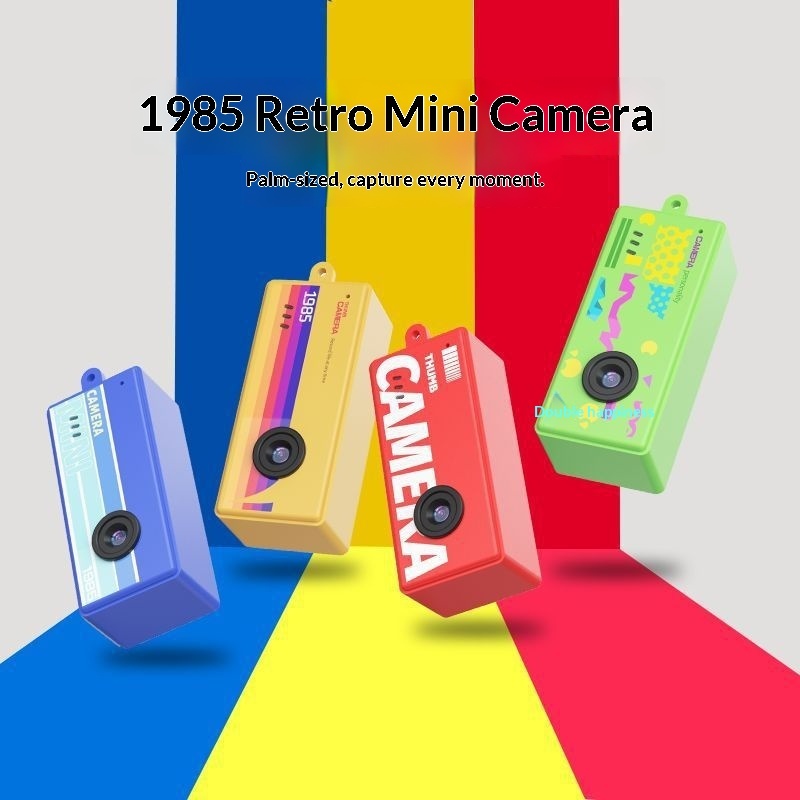 <strong>Y2K</strong> Style Mini Plastic Toy Camera V6 Micro <strong>Camcorder</strong> 0-3M Creative Photography Social Media Viral Outdoor Gift