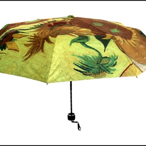 Paraguas Personalizado con Pintura de Van Gogh, Marca Famosa, 3 Pliegues, 21 Pulgadas, Apertura Manual, Protección UV - Product Image 3