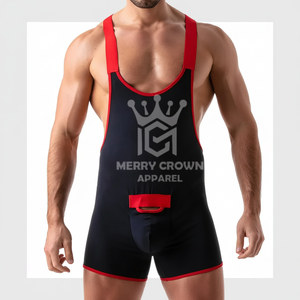 2025 nouveauté personnalisé lutte Singlet hommes gym fitness porter en gros Sublimation fitness Gear - Product Image 1
