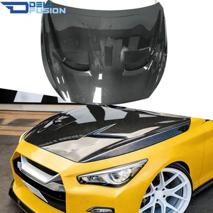 Capó de Fibra de Carbono Estilo Q50 LB GTR con Ventilación para Infiniti 2014-2019 Q50 V37 Skyline 400R - Product Image 1
