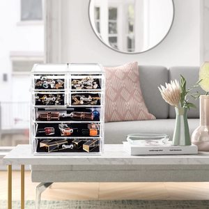 Tùy Chỉnh Acrylic Mỹ Phẩm Trang Sức Lưu Trữ Rõ Ràng <span class=keywords><strong>Plexiglass</strong></span> Ngăn Kéo Trang Điểm Tổ Chức Acrylic Hiển Thị Giá Kệ Đứng - Product Image 2