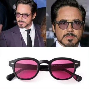 Lunettes <span class=keywords><strong>de</strong></span> <span class=keywords><strong>soleil</strong></span> rondes vintage rivet écaille <span class=keywords><strong>de</strong></span> tortue femmes hommes 2024 marque Design rétro <span class=keywords><strong>dégradé</strong></span> gris bleu lentille petites lunettes <span class=keywords><strong>de</strong></span> <span class=keywords><strong>soleil</strong></span> - Product Image 5