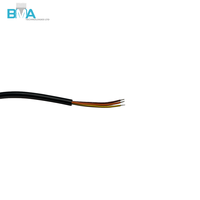 2*2Pin Pitch 2.50mm Housing to Strip Tin Wire Harness UL2464 26AWG 60CM/1.97ft 3-Core Hitam PVC untuk Perangkat Industri