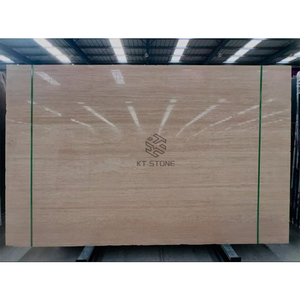Panneau <span class=keywords><strong>de</strong></span> <span class=keywords><strong>travertin</strong></span> naturel résistant à l'humidité KT STONE, type plat, pour balcon, <span class=keywords><strong>terrasse</strong></span>, pavage intérieur/extérieur, marbre - Product Image 2