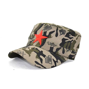 Ngụy Trang Người Đàn Ông Năm Sao 3D Thêu <span class=keywords><strong>Camo</strong></span> Mũ Mũ Bông Có Thể Điều Chỉnh Phẳng Top <span class=keywords><strong>Cap</strong></span> - Product Image 4
