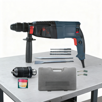 Perceuse à percussion rotative électrique industrielle Vertak 4 fonctions 800W avec kit d'accessoires pour le perçage du béton en bricolage