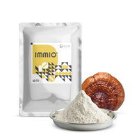 Extrait de Plante Alimentaire Fabriqué à Taïwan IMMIO – Extraits de Mycélium de Ganoderma Lucidum (E) – Complément Alimentaire de Qualité Alimentaire