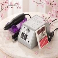 Machine à poncer électrique professionnelle pour manucure et pédicure, kit d'outils de polissage et de lustrage des ongles
