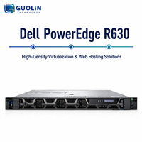 Solution de stockage d'entreprise, 8 baies, support redondant, double processeur Intel Xeon E5-2630 V3, serveur rack Dell PowerEdge R630 1U