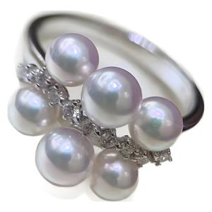 Exquisite 925 Craftsmanship Natural <b>Pearl</b> <b>Ring</b> Versatile 4-7mm Round Bead Design Gift Retention - Product Image 5