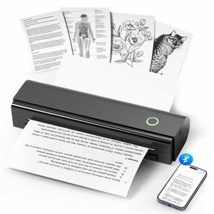 Impresora Térmica Inalámbrica N80 A4 con Bluetooth para Impresión de Papel en Rollo/Doblado/Hoja para Oficina y Uso Creativo, en Stock - Product Image 1