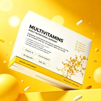 Suplemen Tablet Multivitamin OEM untuk Dewasa, Vitamin & Mineral Harian, Kapsul untuk Energi & Kesehatan Imunitas