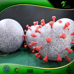 Pallone Gonfiabile Gigante a Forma di Microbione - Palloncino Personalizzato a Tema Germi per Promozione del Marchio di Igienizzanti Mani e Educazione Scientifica Scolastica - Product Image 3