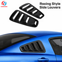 Vente en gros usine : Aérations de vitres latérales pour Ford Mustang 2005-2014, en ABS, style volet de fenêtre latérale
