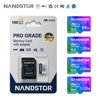 Carte mémoire SD TF industrielle 32 Go 64 Go 128 Go U3 V30 pour caméra de sécurité, classe 10, enregistrement continu, carte SD pour caméra IP