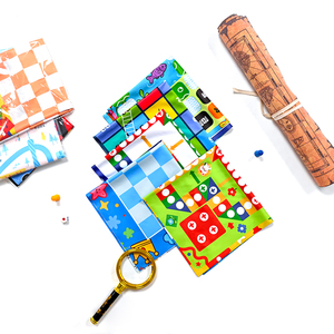 Mantel de Mesa de Mahjong de Microfibra Impreso a Doble Cara, Antideslizante con Reverso de Silicona, Patrón de Ajedrez y <span class=keywords><strong>Ludo</strong></span>, Fabricante OEM - Product Image 1