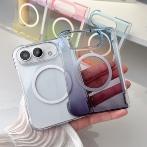 เคสโทรศัพท์มือถือแบบใสไล่เฉดสี ดีไซน์แม่เหล็ก สำหรับ iPhone 18 Ultra รองรับการชาร์จไร้สาย บางเฉียบ ผลิตจากวัสดุ PC แข็งแรง ทนทานต่อแรงกระแทก - Product Image 6