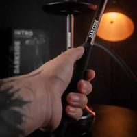Nouveau Design Darkside Russe Ensemble Complet Chicha pour bar Portable Arabe Narguilé Kit Présentoir Shisha Ensemble