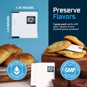 6 gói Gói kiểm soát độ ẩm 2 chiều Đang chờ cấp bằng sáng chế. Duy trì 62% RH cho sự tươi mát, lý tưởng cho các loại thảo mộc và gia vị hấp thụ độ ẩm - Product Image 6