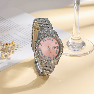 Dropshipping Women's Bling <strong>Miami</strong> Iced Out <strong>Watch</strong> Hip Hop Diamond Luxury Gold Quartz <strong>Watch</strong> Relojes