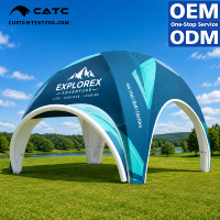 Carpa Inflable Hermética Profesional CATC |   Letrero Personalizado con Diseño de Araña |   Resistente al Agua y a los Rayos UV |   Refugio para Eventos Silenciosos |