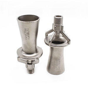 Nosel Semprot Eductor Aliran Campuran Venturi Baja Tahan Karat 304SS 1/4 inci Ulir Jantan Perak Garansi 2 Tahun - Product Image 4