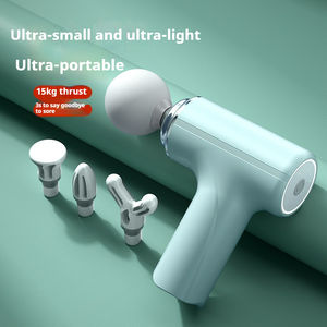 Mini pistola de masaje eléctrica de mano con carga USB y logotipo personalizado, Mini máquina de masaje Fascial portátil para cuerpo de tejido profundo - Product Image 2