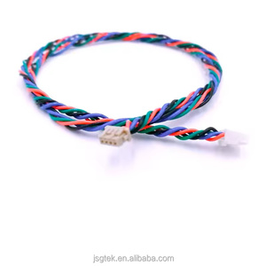 22AWG 1.0mm Pitch 4pin cáp với kết nối kép-300V 80 ℃ PVC dây điện tử khai thác - Product Image 4