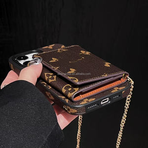 Bán buôn <span class=keywords><strong>New</strong></span> thiết kế sang trọng chains Wallet trường hợp điện thoại cho <span class=keywords><strong>Iphone</strong></span> 17 Pro Max bảo vệ điện thoại Bìa 16 15 14 13 dây đeo trường hợp - Product Image 4