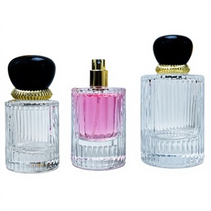 Unique Luxury Irregular Glass Perfume <b>Bottle</b> 50ml 100ml Chinese Tea Cup Style <b>Empty</b> Cosmetic <b>Spray</b> <b>Bottle</b> Bulk - Product Image 2