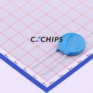 Varistor 681KD20J-P10, Componente de Montaje en Orificio (THT), P=10mm, Resistencia 1.12kV 560V 420V - Product Image 1