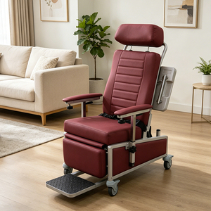 Fauteuil inclinable multifonctionnel certifié CE et ISO pour <span class=keywords><strong>personnes</strong></span> âgées, utilisé dans les maisons de retraite, les hôpitaux, fauteuil de dialyse manuel pour usage domestique - Product Image 6