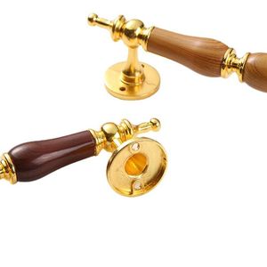 Роскошная ручка для шкафа из цельного дерева и цинкового сплава - Product Image 5