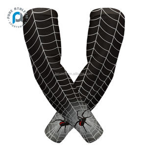 PURE Vente en gros Design personnalisé <span class=keywords><strong>Spiderman</strong></span> Compression bras manches <span class=keywords><strong>basket</strong></span>-ball hommes volley-ball sport manches bras jeunesse - Product Image 1