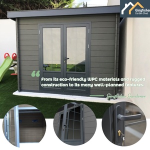 Kit de hangar de rangement modulaire en bois et plastique Composite, grand petit jardin <span class=keywords><strong>atelier</strong></span> en bois - Product Image 3