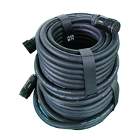 Cable de Extensión de Cobre Socapex de 19 Núcleos y 2.5mm2, Cable de Alimentación de Goma AWG 12 para Uso en Construcción, Conector Soca Macho-Hembra