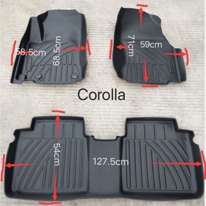 Car Other <b>Interior</b> <b>Accessories</b> TPE Rubber Car Floor Mats Eco-friendly New Style Car 3D Foot Mat for Toyota Corolla - Product Image 4