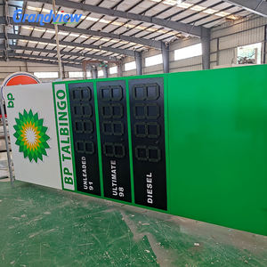 Stazione di benzina Led BP pilone segno con segni di prezzo del carburante led segno totem - Product Image 6