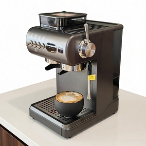 Machine <span class=keywords><strong>à</strong></span> café semi-automatique <span class=keywords><strong>professionnelle</strong></span> <span class=keywords><strong>à</strong></span> système vapeur amélioré, double mode d'extraction, pour hôtels et usage commercial, écoénergétique - Product Image 5