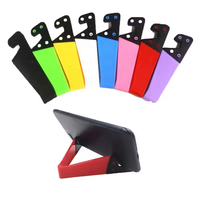 Support de téléphone portable flexible réglable pour tablette, support de téléphone en forme de V, support de téléphone portable en plastique ABS, mini support de bureau portable