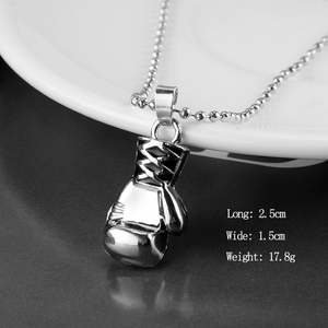 Collier en alliage pour homme, Mini gant de boxe, pendentif Cool, tendance, Offre Spéciale - Product Image 4