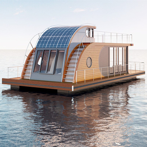 Casa de agua Modular, casa móvil pequeña, casa flotante motorizada, <span class=keywords><strong>Hotel</strong></span> Suite, casa de campo Solar, yate flotante - Product Image 2