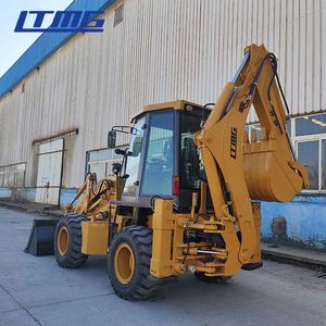 Ltmg 2 tấn 2.5 tấn 3 tấn 4WD bánh xe kết thúc trước loader máy xúc 2.5 t 3 t Máy kéo backhoe loader với tập tin đính kèm - Product Image 3