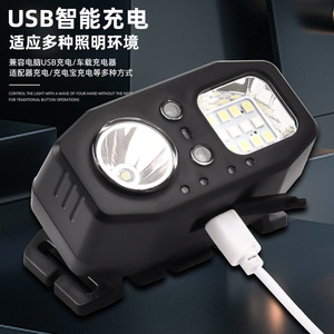 Led Headlamp 2000MAh Rechargeable Adjustable Beam For Outdoor Running Fishing USB <b>Charging</b> - Product Image 4