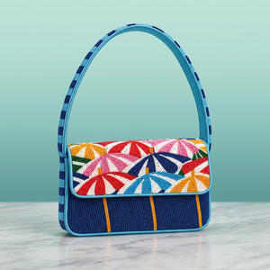 Bolso de Hombro de Lujo Estilo Vintage Nacional con Cuentas, Hecho a Mano, para Fiesta de Noche, Ecológico, con Cierre Magnético - Product Image 1