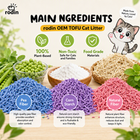 Fournisseur Vérifié Litière pour Chat en Fibre de Soja Hautement Absorbante Chaîne d'Approvisionnement Fiable Sable pour Animaux à Base Végétale Litière pour Chat au Tofu