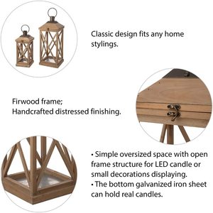 <strong>Lanterns</strong> Wedding Bamboo Wood Decorative Candle <strong>Lantern</strong> Vintage <strong>Hanging</strong> <strong>Lantern</strong> For Halloween <strong>Christmas</strong> - Product Image 4