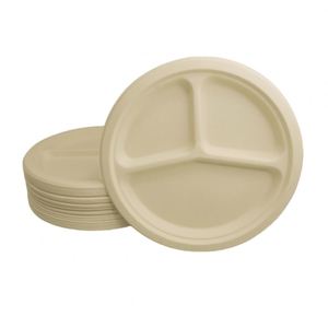 Platos Desechables de Pulpa de Bambú Biodegradables y 100% Compostables, Favoritos de los Clientes, para el Hogar y Fiestas - Product Image 4
